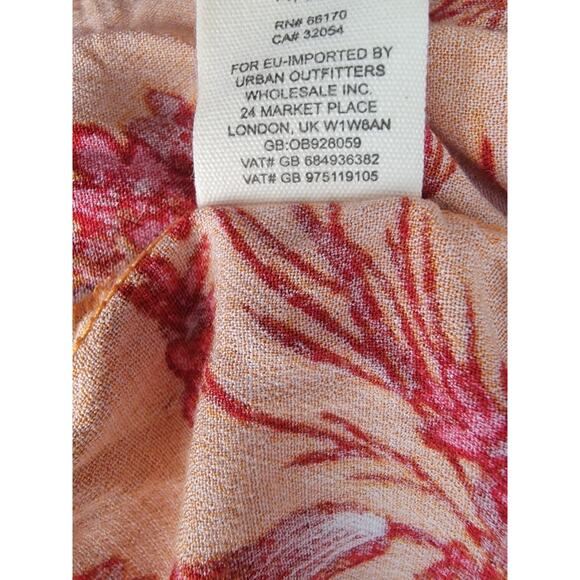 Free People Babydoll Boho Top SZ S Aloha State of Mind Patchwork Festival Hippie - Picture 11 of 11